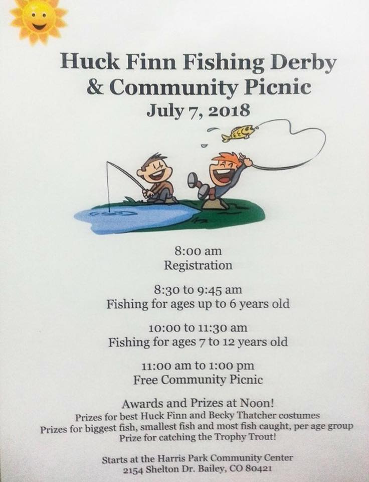 Huck Finn Fishing Derby and Community Picnic 2018
