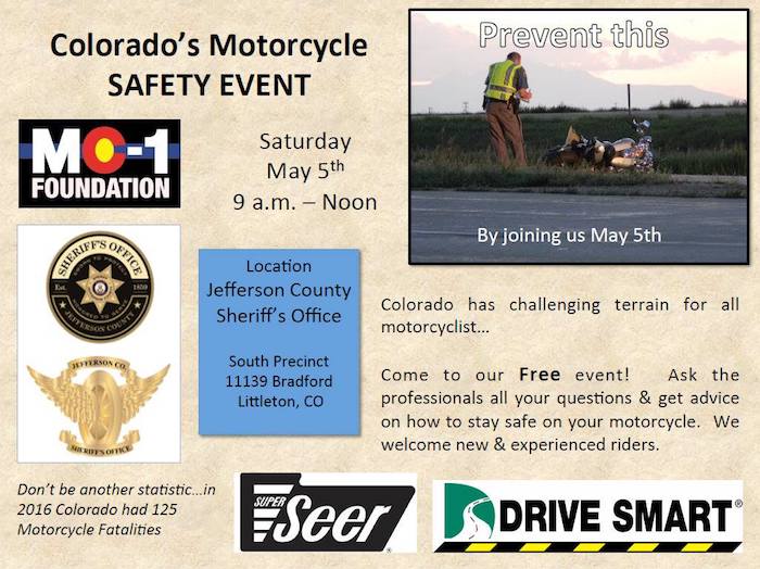 Jeffco Sheriffs Office Colorado Motorcycle Safety Event 2018