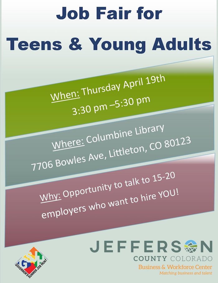 Jefferson County Business and Workforce Center Job Fair for Teens Young Adults