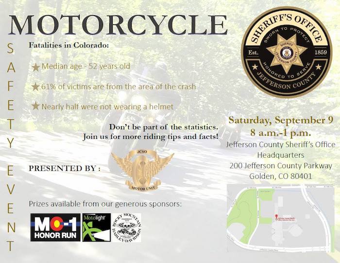Jefferson County Sheriffs Office Motorcycle Safety Event 2017
