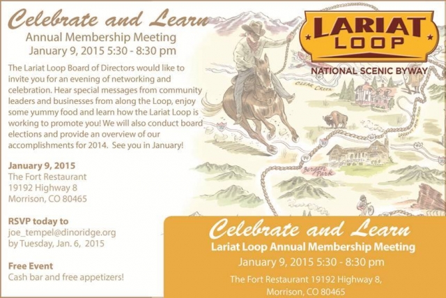 Lariat Loop Membership Meeting Jan 9