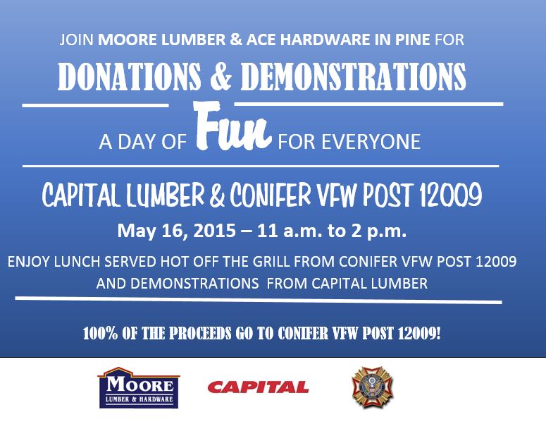 Moore Lumber Conifer Veterans Post 12009 Capital Lumber