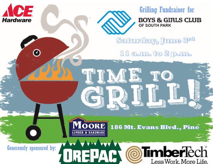 Moore Lumber Grilling Fundraiser for Boys Girls Club High Rockies Platte Canyon