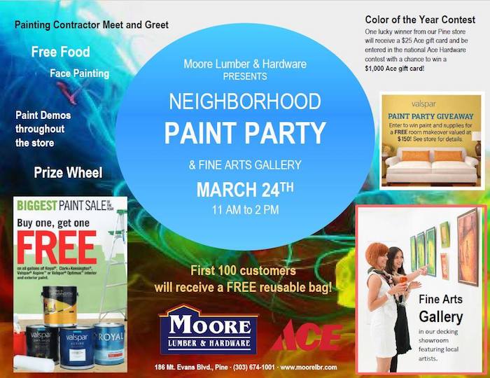 Moore Lumber Neighborhood Paint Party