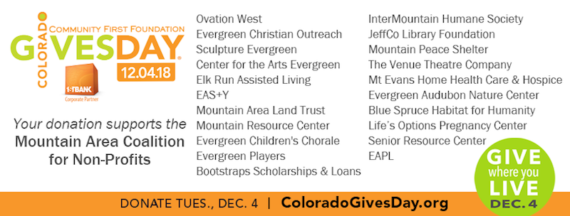 Mountain Area Coalition for Nonprofits Give Where You Live CO Gives Day