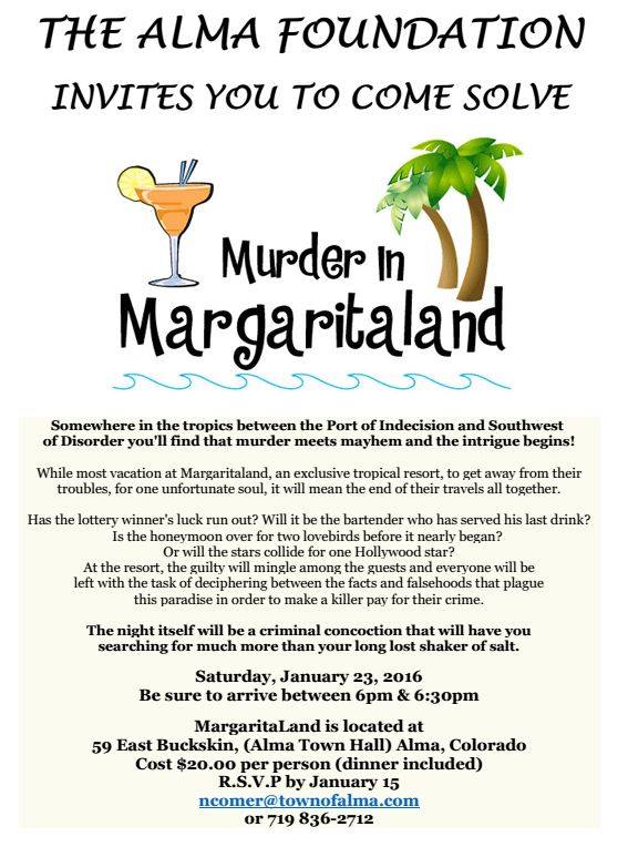 Murder in Margaritaland Alma Foundation