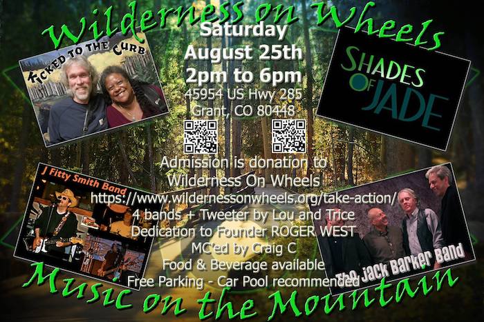 Music on the Mountain Fundraiser Concert for Wilderness on Wheels