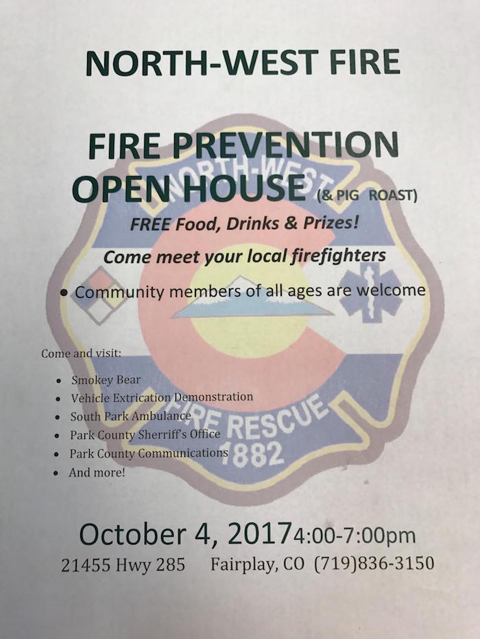 North West Fire Prevention Open House Fairplay