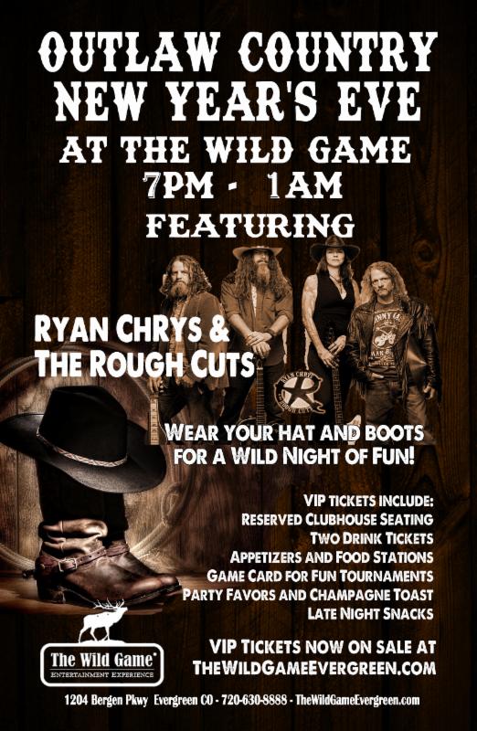 Outlaw Country New Years Eve The Wild Game Evergreen