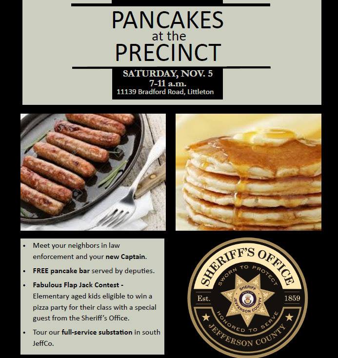 Pancakes at the Jeffco Sheriffs Office South Precinct