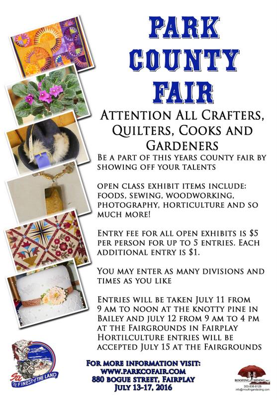 Park County Fair Crafters Quilters Cooks Gardners