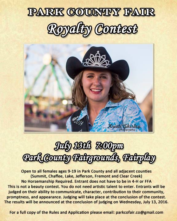Park County Fair Royalty Contest