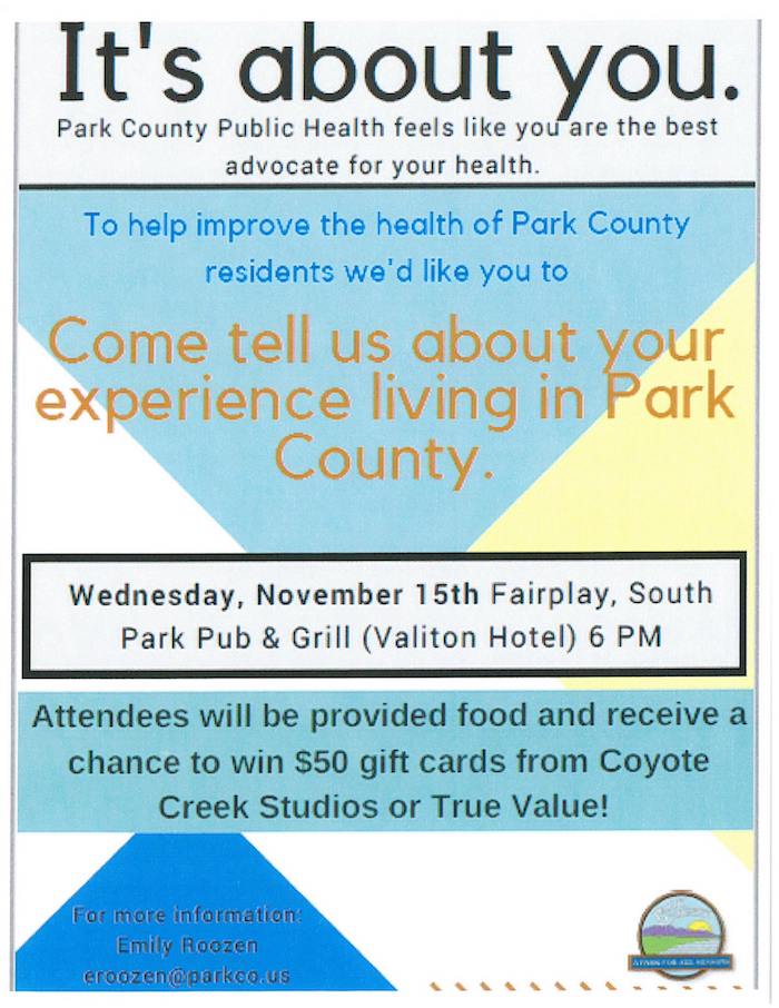 Park County Public Health Community Feedback Request 2017