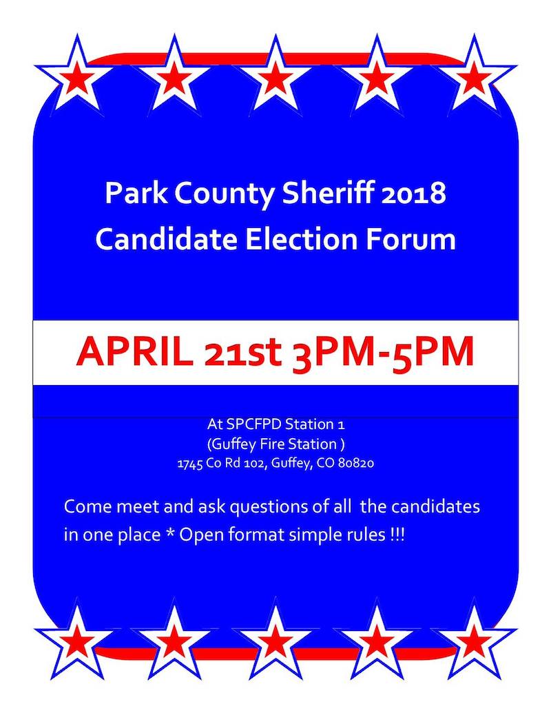 Park County Sheriff 2018 Candidate Election Forum