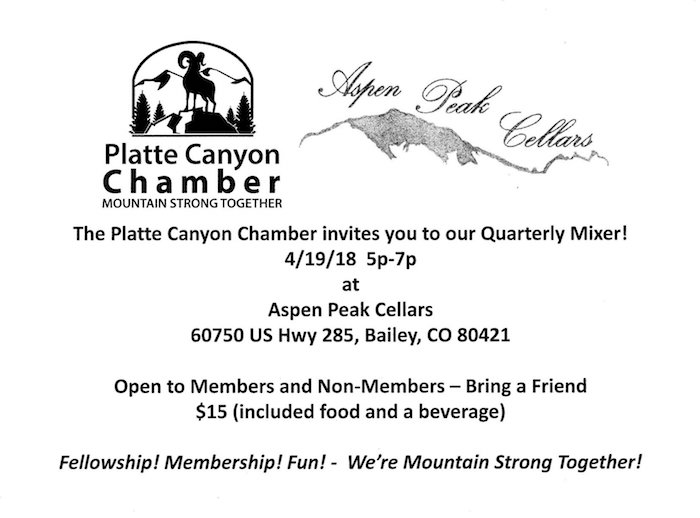 Platte Canyon Chamber Quarterly Mixer April 2018