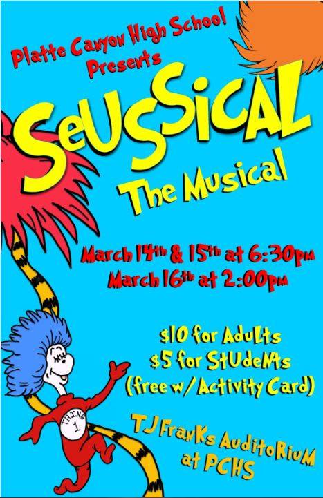 Platte Canyon High School presents Seussical the Musical Spring 2019