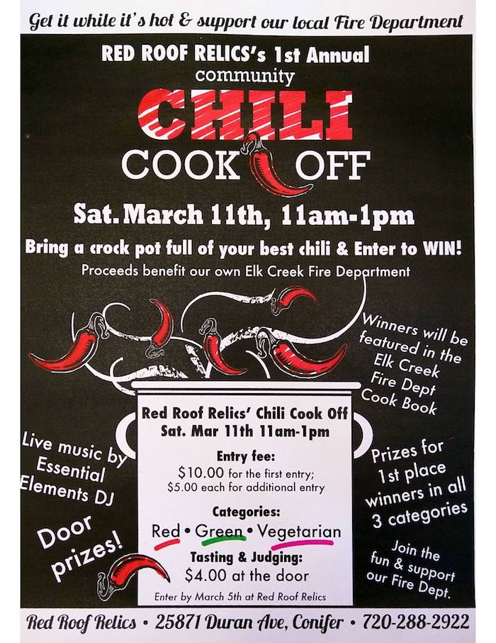 Red Roof Relics Chili Cook Off 2017