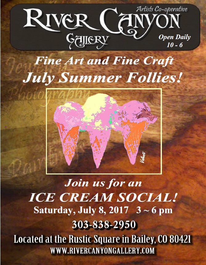 River Canyon Gallery Ice Cream Social July 8 2017