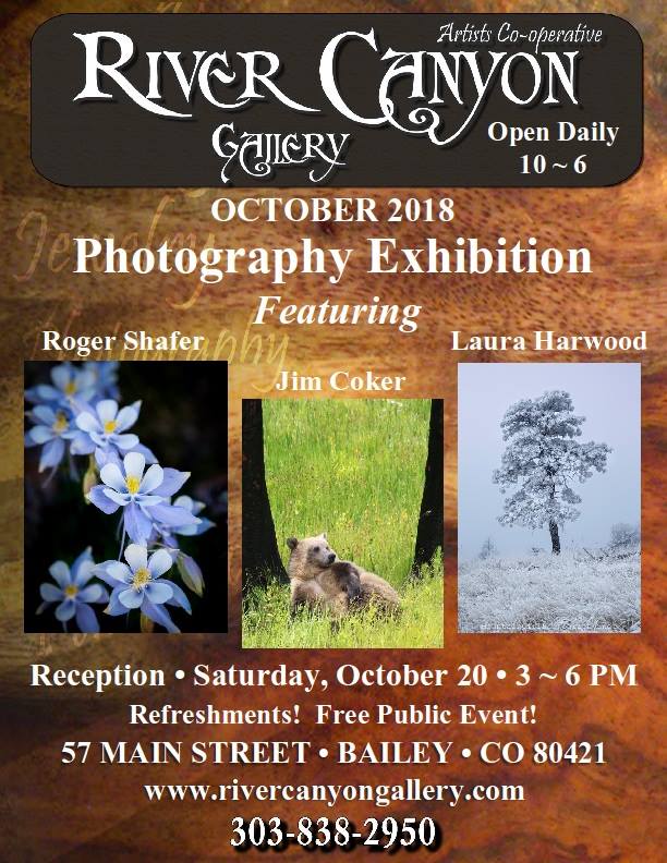 River Canyon Gallery October 2018 Bailey Colorado