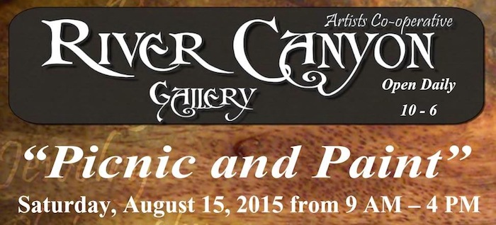River Canyon Gallery Picnic and Paint MRC Empty Bowls