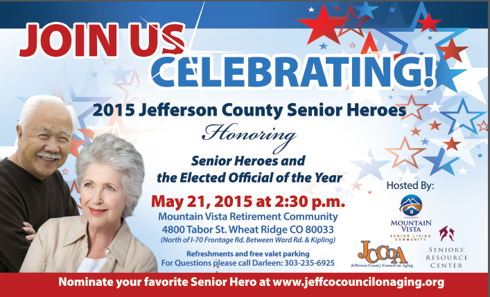 Jefferson County Senior Heroes Don Rosier Commissioners Elected Official of the Year