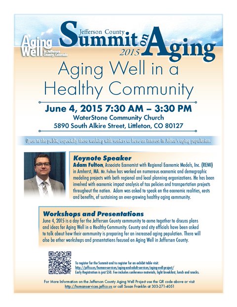 Summit on Aging Well in a Healthy Community
