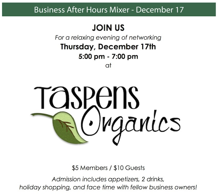 Taspens Organics December Conifer Chamber Mixer