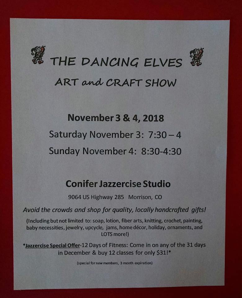 The Dancing Elves Art and Craft Show at Conifer Jazzercise