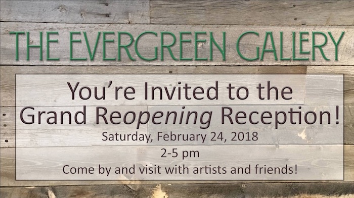 The Evergreen Gallery Grand Re Opening