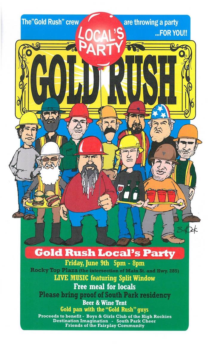 Town of Fairplay Gold Rush locals party June 2017