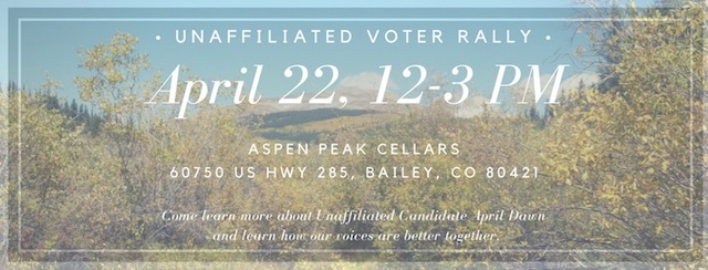 Unaffiliated Voter Rally April 2018