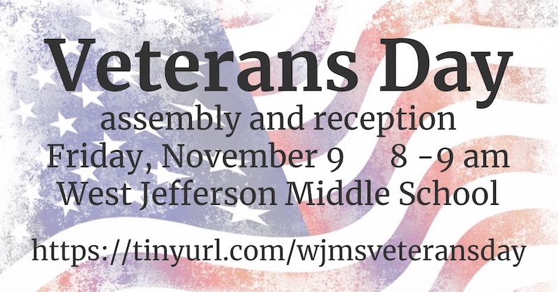 West Jeff Middle School Veterans Day