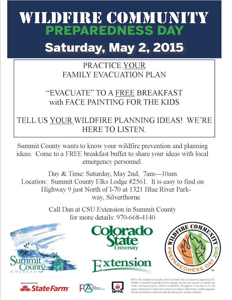 Wildfire Preparedness Day Summit County