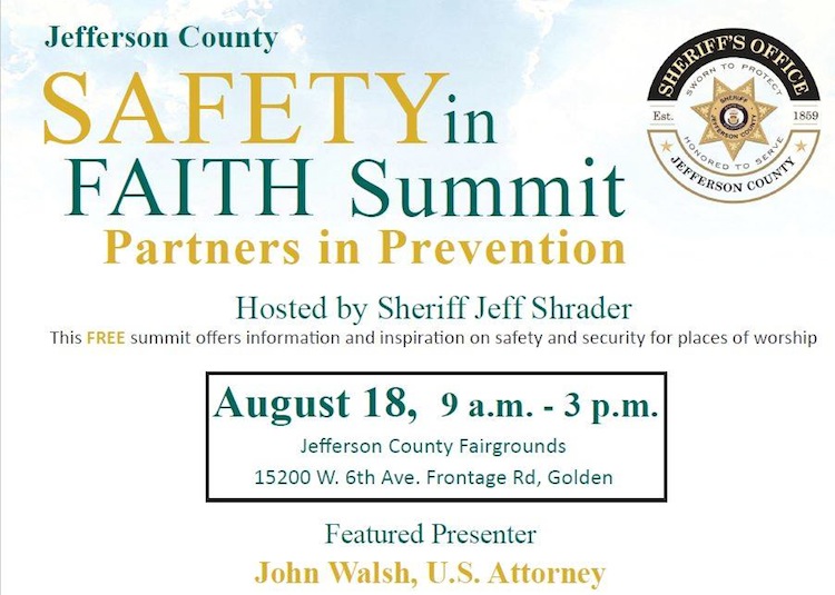 2016 Safety in Faith Summit Jeffco Sheriffs Office