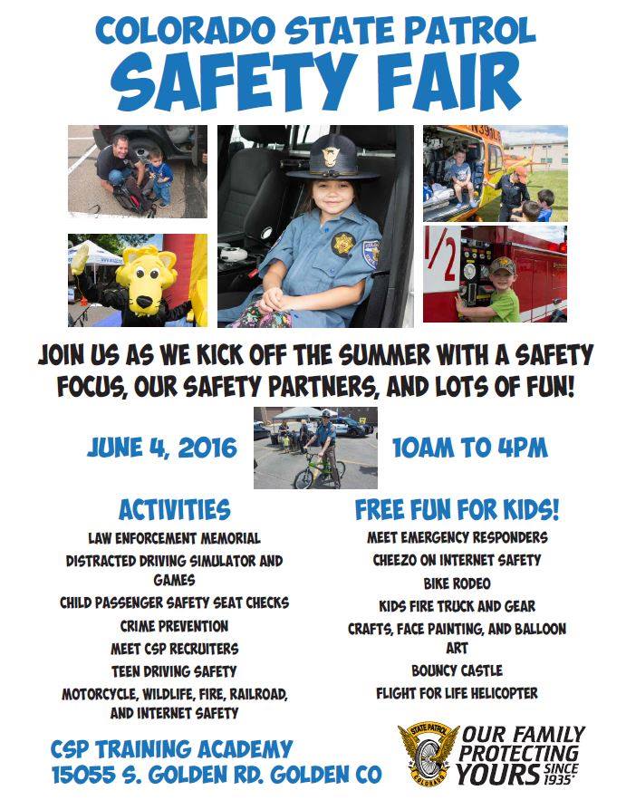 Colorado State Patrol Annual Safety Fair 2016