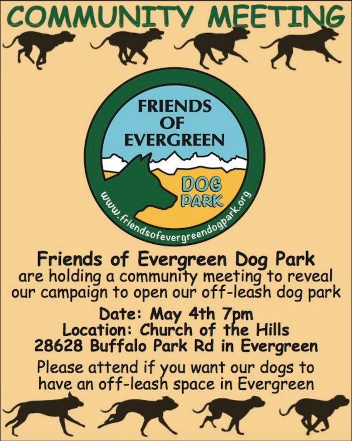 Friends of Evergreen Dog Park Community Meeting