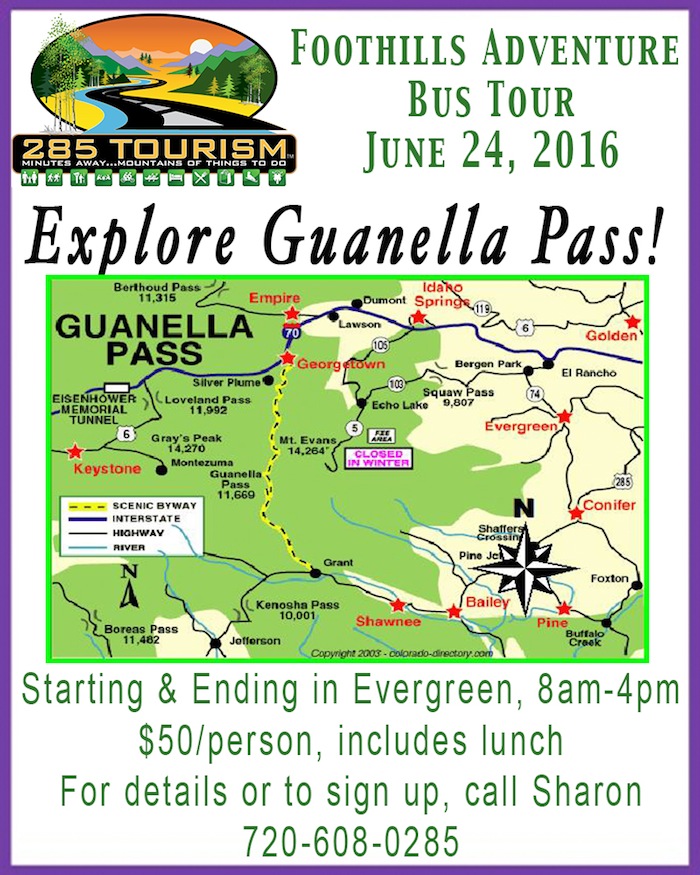285 Tourism Foothills Adventure Guanella Pass June Bus Tour