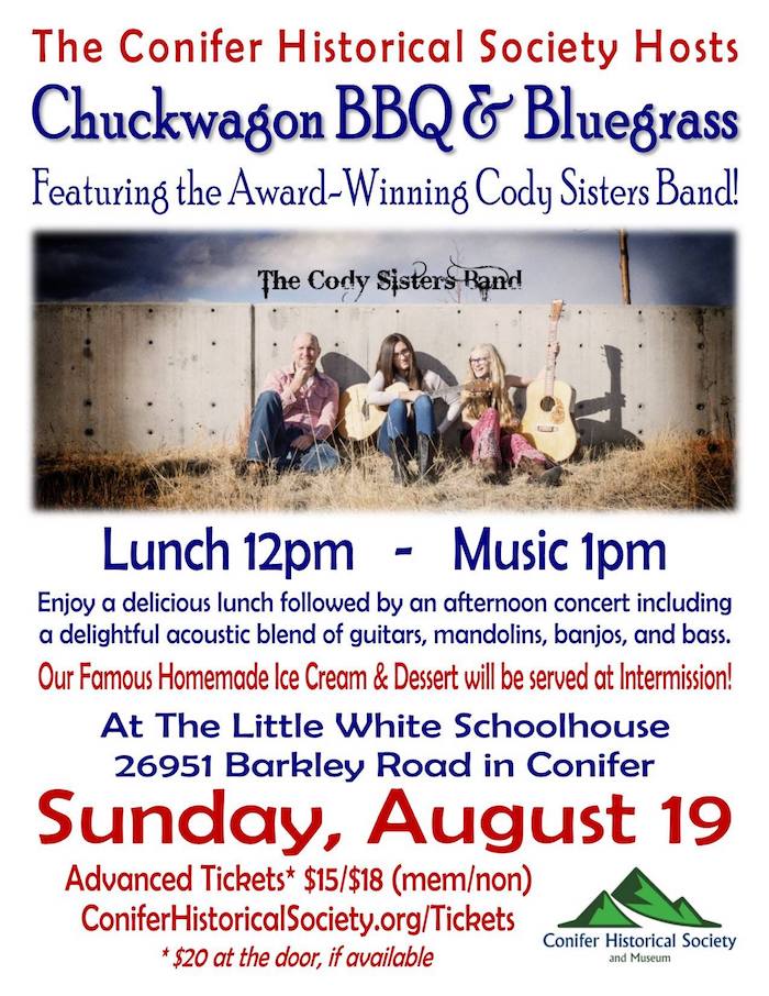 Conifer Historical Society Chuckwagon BBQ and Bluegrass