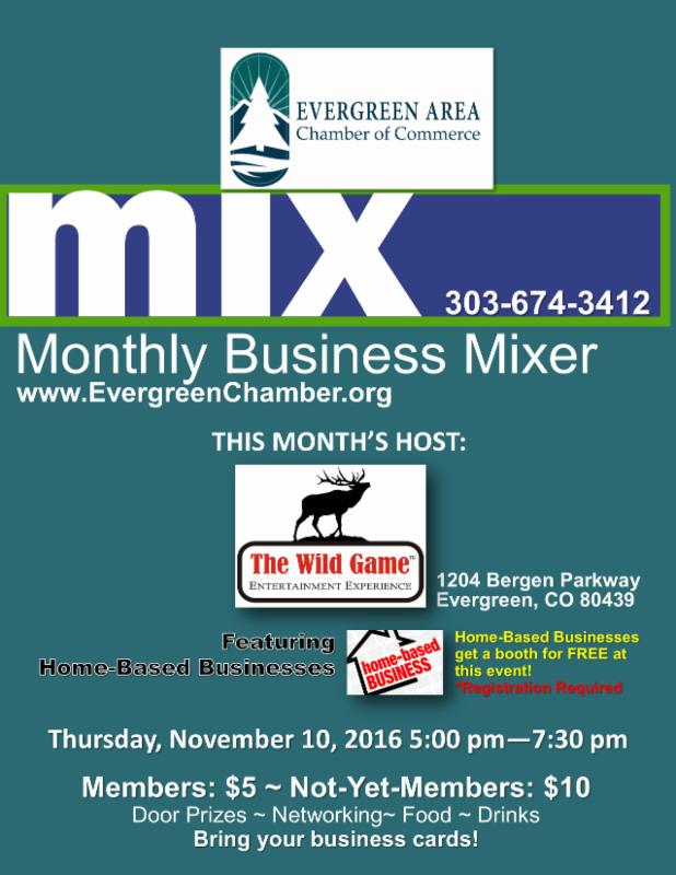 Evergreen Chamber Home Based Business Mixer 2016