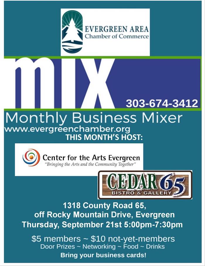 Evergreen Chamber Monthly Mixer Center for the Arts Evergreen Cedar 65