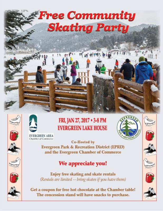 Free Community Skating Part Evergreen Chamber of Commerce EPRD