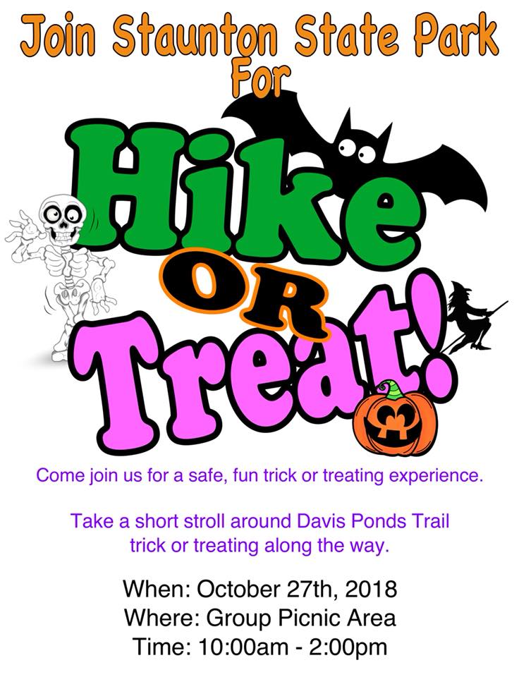 Hike or Treat 2018 at Staunton State Park