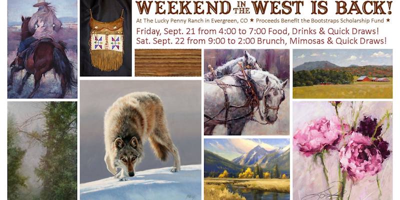 Weekend in the West Art Show benefitting Boostraps Inc