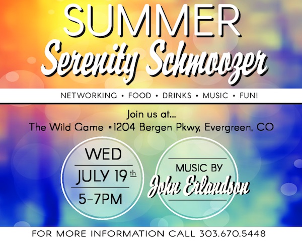 Summer 2017 Colorado Serenity Schmoozer