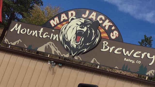 Mad Jacks Mountain Brewery sign