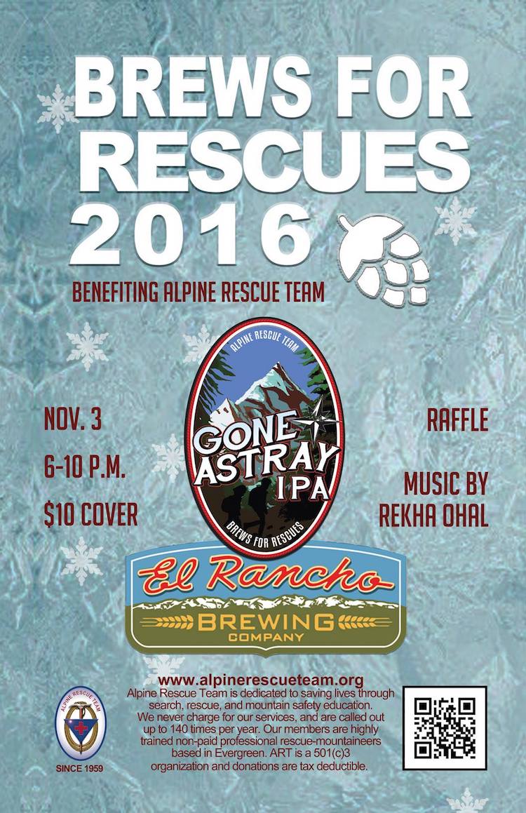 Brews For Rescues Alpine Rescue Team