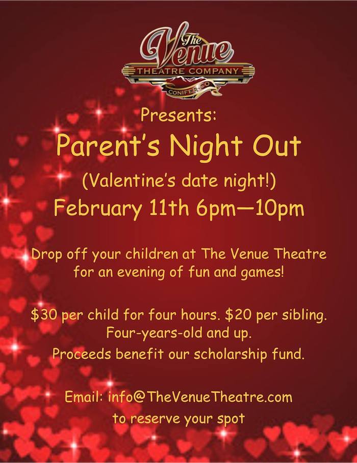 Parents Night Out Valentines Day The Venue Theatre