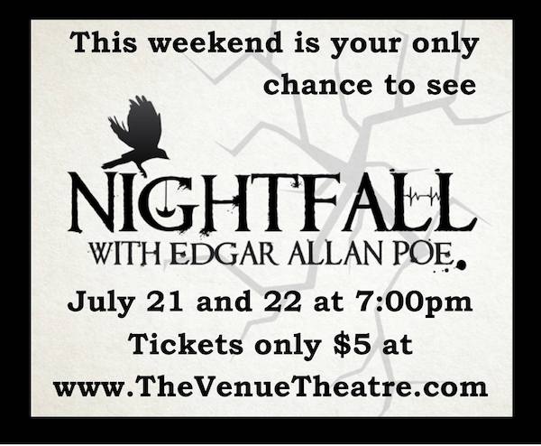 The Venue Theatre Nightfall Edgar Allen Poe