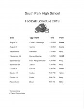 South Park Burros HS Football Schedule 2019.jpg